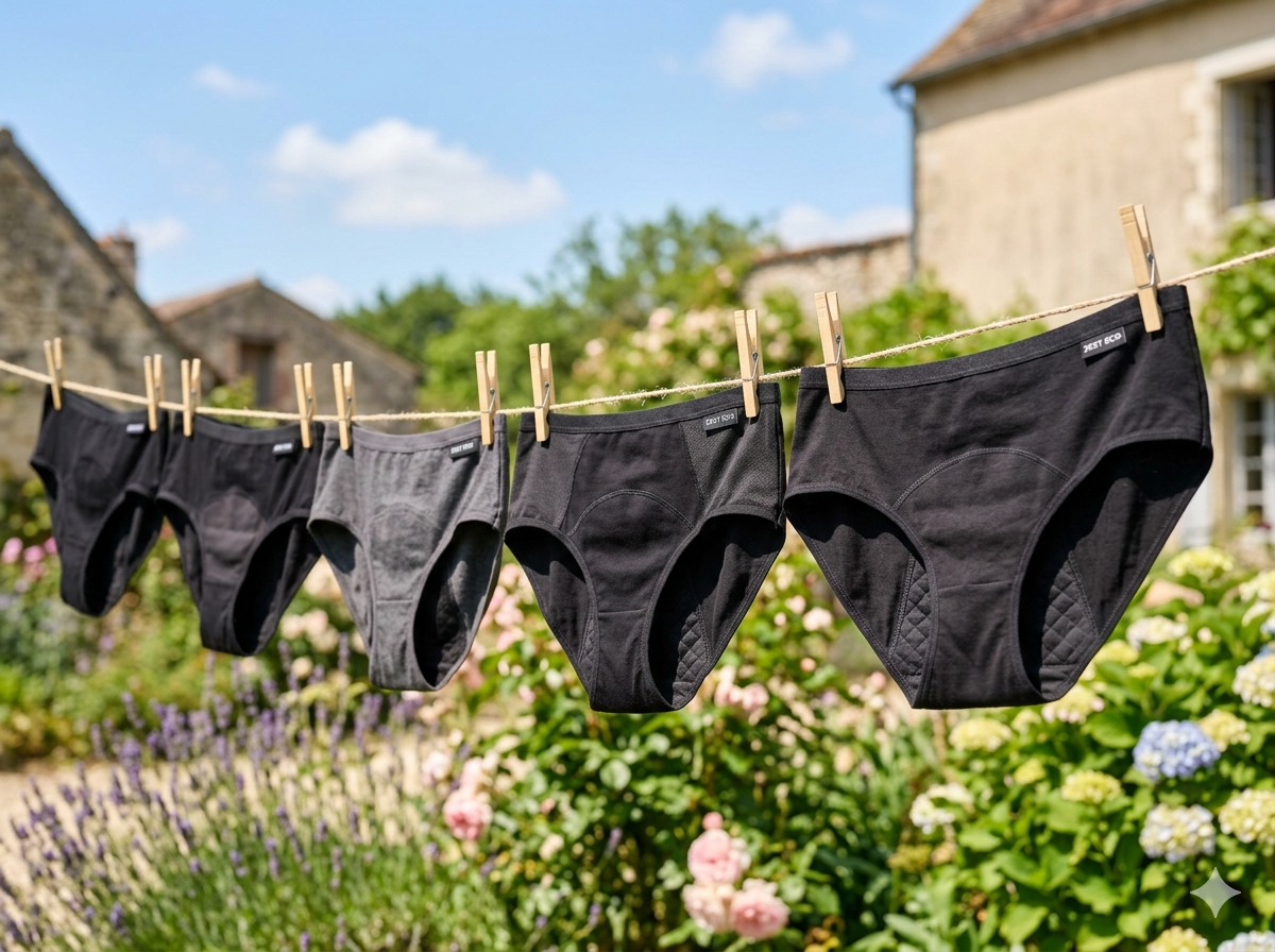 Comment laver sa culotte menstruelle en voyage ? (Le guide pratique) 2 Laver sa culotte menstruelle en machine